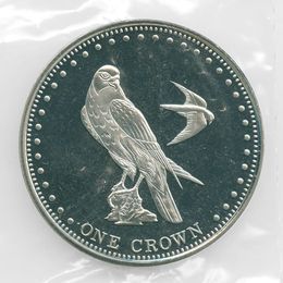 Сапсан 1 крона 2009 Тристан-да-Кунья (сост. UNC)