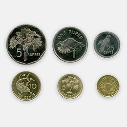 Набор монет Сейшельских островов 2004-2007 (6 монет) (сост. UNC)