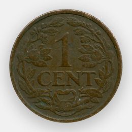 1 цент 1940 Нидерланды (сост. Very Fine)