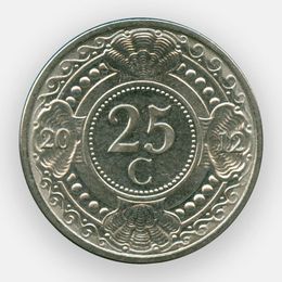 25 центов 1989-2016 Нидерландские Антильские острова (сост. Very Fine)