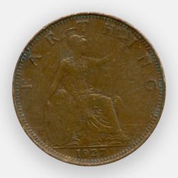 1 фартинг 1926-1936 Великобритания (сост. Very Fine)