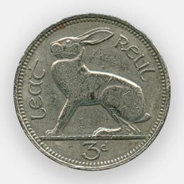 3 пенса 1940 Ирландия (сост. Very Fine)