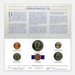 Набор монет США 1996 P (сост. about UNC)