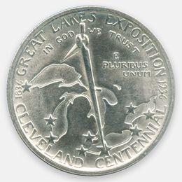 Экспозиция великих озёр Мозэс Кливлэнд 50 центов 1936 США (UNC)