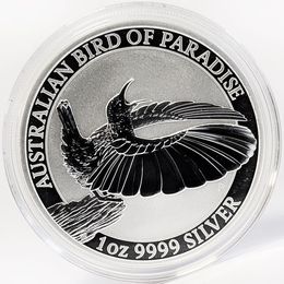 Щитоносная райская птица Виктории 1 доллар 2018 Австралия (Proof)
