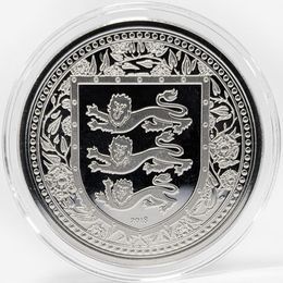 Королевский герб Англии 1 фунт 2018 Гибралтар (Proof)