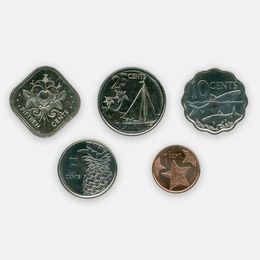 Набор монет Багам 2005-2016 (5 монет) (UNC)