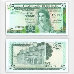 5 фунтов 1988 Гибралтар (UNC)