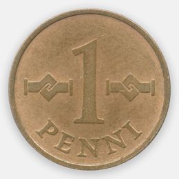 1 пенни 1963-1969 Финляндия (XFine)
