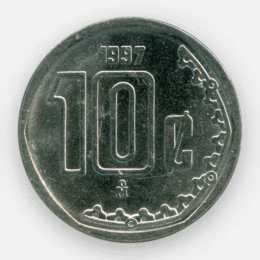 10 сентаво 1992-2009 Мексика (сост. Very Fine)