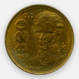 20 песо 1985-1990 Мексика (сост. Very Fine)