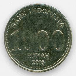 1000 рупий 2016 Индонезия (сост. Very Fine)