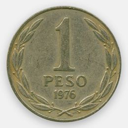 1 песо 1976-1977 Чили (сост. Very Fine)
