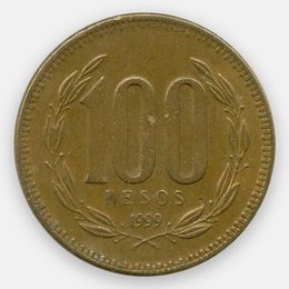 100 песо 1981-2000 Чили (Very Fine)