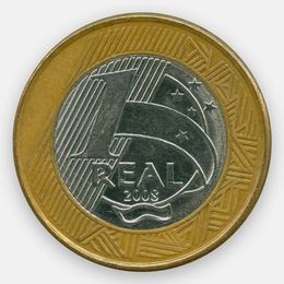 1 реал 2002-2019 Бразилия (сост. Very Fine)