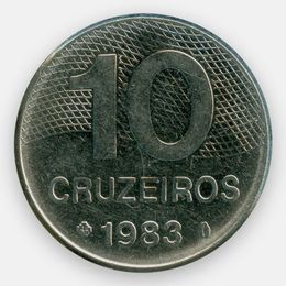 10 крузейро 1980-1984 Бразилия (сост. XFine)