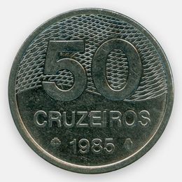 50 крузейро 1985-1986 Бразилия (сост. XFine)