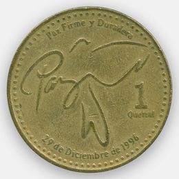 1 кетсаль 1999-2012 Гватемала (сост. Very Fine)