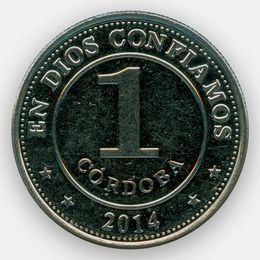 1 кордоба 2002-2014 Никарагуа (сост. Very Fine)