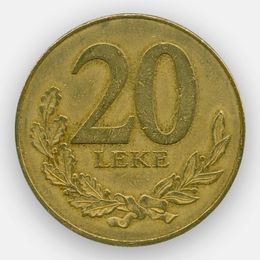 20 леков 1996-2000 Албания (сост. Very Fine)