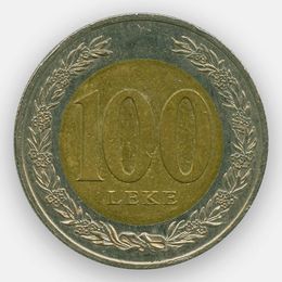 100 леков 2000 Албания (сост. Very Fine)