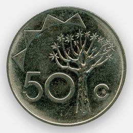 50 центов 1993-2010 Намибия (сост. Very Fine)