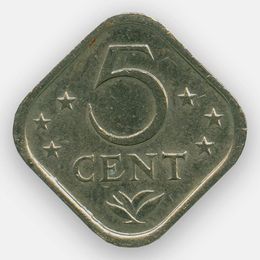 5 центов 1971-1985 Нидерландские Антильские острова (сост. Very Fine)