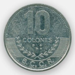 10 колонов 2016 Коста-Рика (Very Fine)