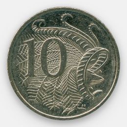 10 центов 1999-2019 Австралия (сост. Very Fine)