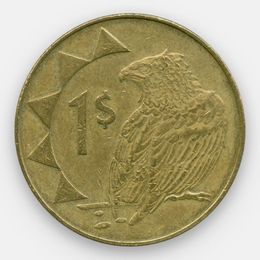 1 доллар 1993-2010 Намибия (сост. Very Fine)