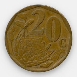 20 центов 1996-2000 ЮАР (сост. Very Fine)