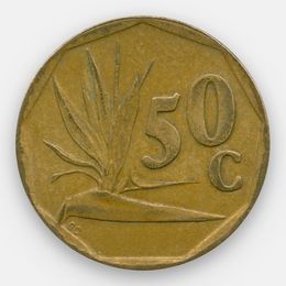 50 центов 1990-1995 ЮАР (сост. Very Fine)