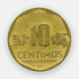 10 сентимо 2001-2019 Перу (Very FIne)