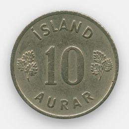10 эйре 1946-1969 Исландия (сост. XFIne)
