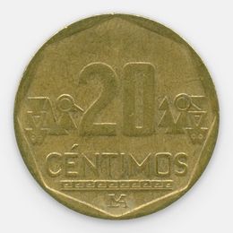 20 сентимо 2001-2019 Перу (сост. Very FIne)