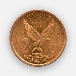 2 цента 1996-2000 ЮАР (сост. Very Fine)