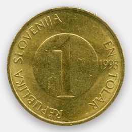 1 толар 1992-2006 Словения (сост. Very Fine)