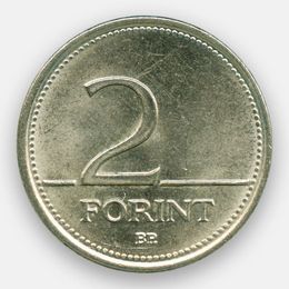 2 форинта 1992-2008 Венгрия (сост. XFine)