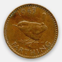 1 фартинг 1937-1948 Великобритания (Very Fine)