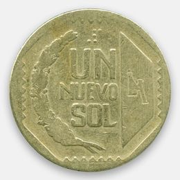 1 новый соль 1991-2000 Перу (сост. Very Fine)
