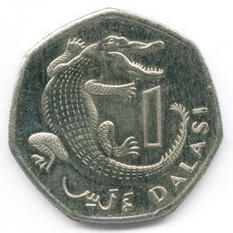 1 даласи 1998 Гамбия (сост. Very Fine)