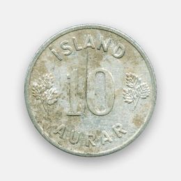 10 эйре 1970-1974 Исландия (сост. Very Fine)