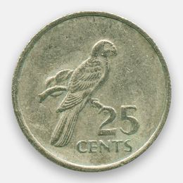 25 центов 1977 Сейшельские острова (сост. Very Fine)