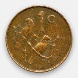 1 цент 1965-1969 ЮАР (сост. Very Fine)