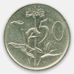 50 центов 1970-1990 ЮАР (сост. XFine)