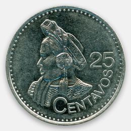 25 сентаво 2012-2016 Гватемала (сост. XFine)