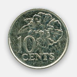 10 центов 1976-2016 Тринидад и Тобаго (XFine)