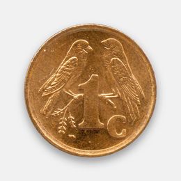 1 цент 1996 ЮАР (сост. Very Fine)