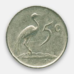 5 центов 1970-1989 ЮАР (сост. Very Fine)