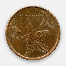 1 цент 2009-2015 Багамы (Very Fine)